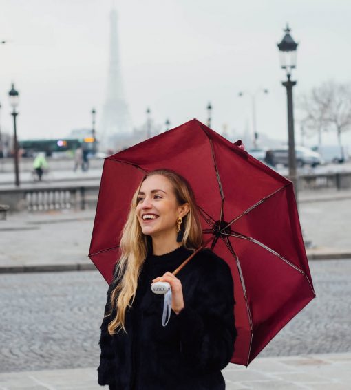 Compacte paraplu - bordeaux | Anatole