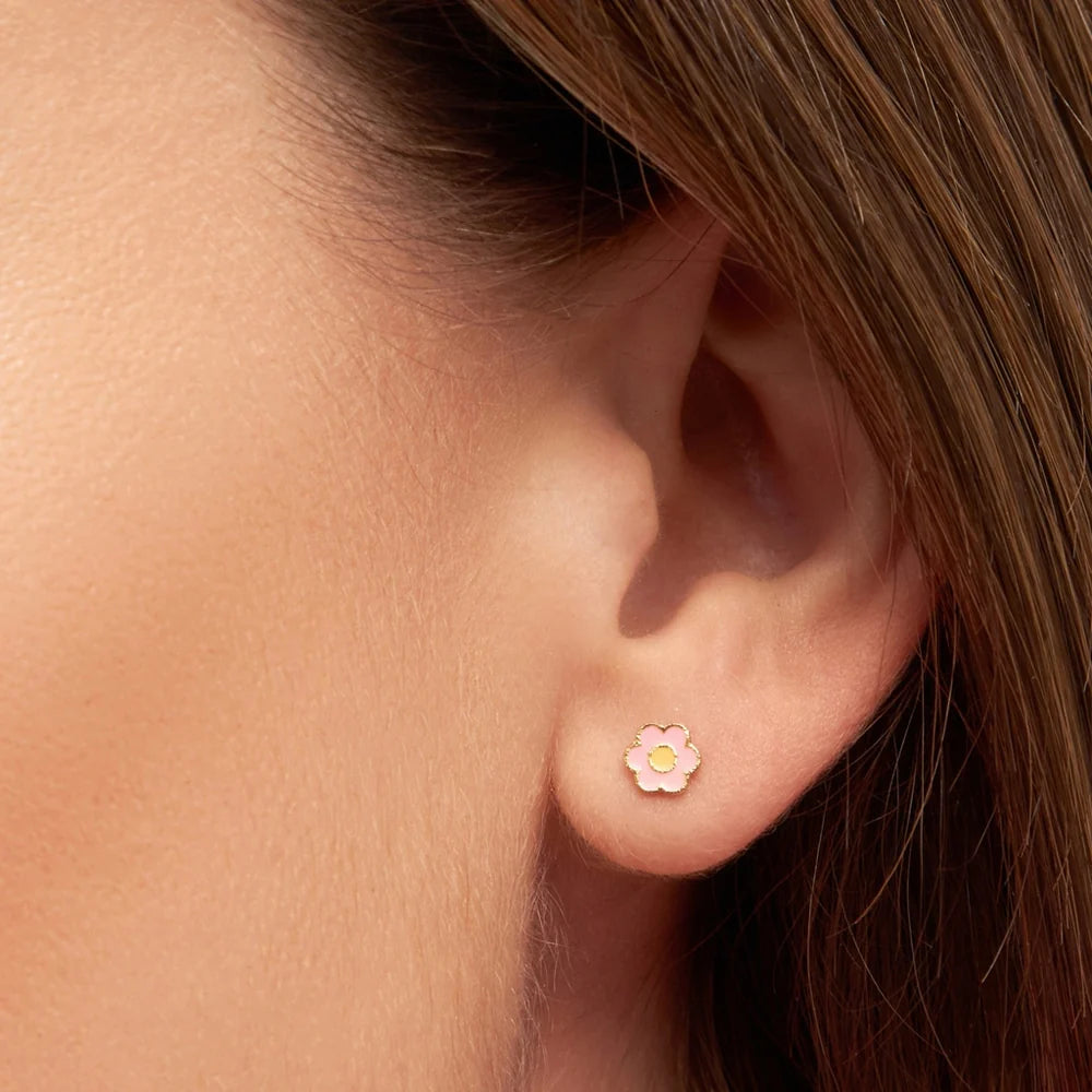 Anemone - gold plated - yellow&pink - 1 stuk | LULU Copenhagen - de inKijk