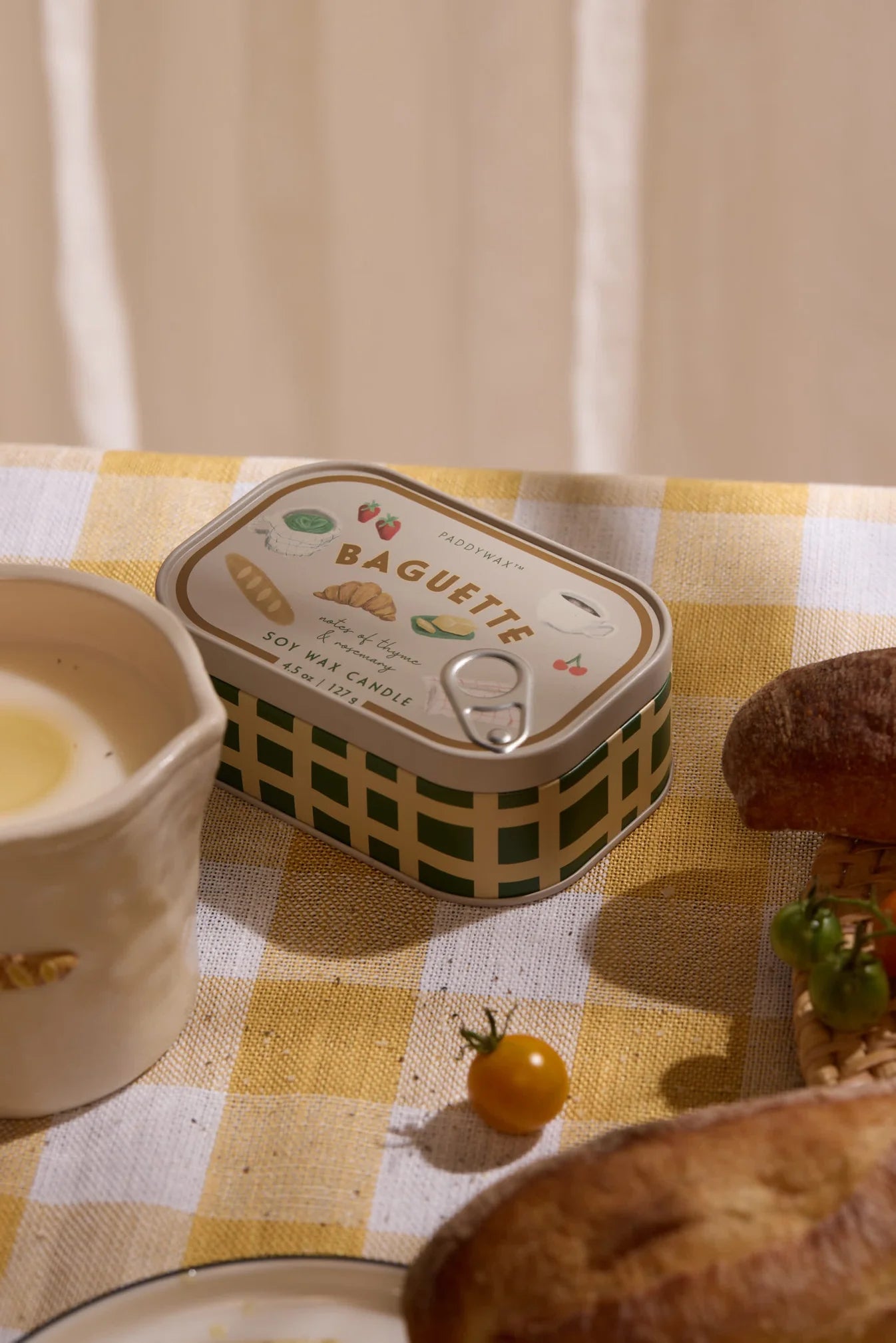 Bistro geurkaars - Baguette - tin box | Paddywax - de inKijk