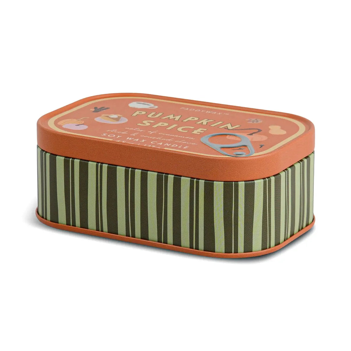 Bistro printed tin candle - 4.5 oz. - pumpkin spice | Paddywax