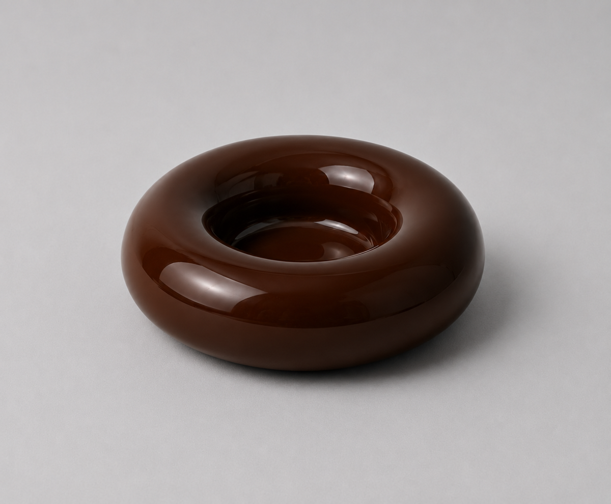Bob Candle Holder - Medium - Brown | Studio About