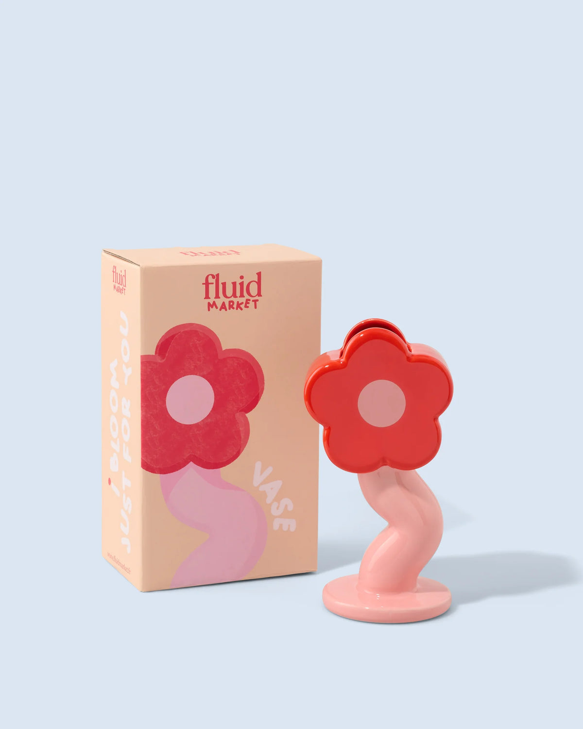 Vase Fleur Curve | Fluid market