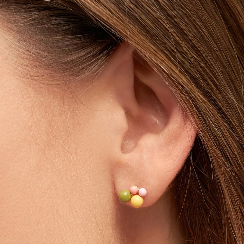 Bouquet - green yellow - Gold Plated - 1 piece | LULU Copenhagen - de inKijk