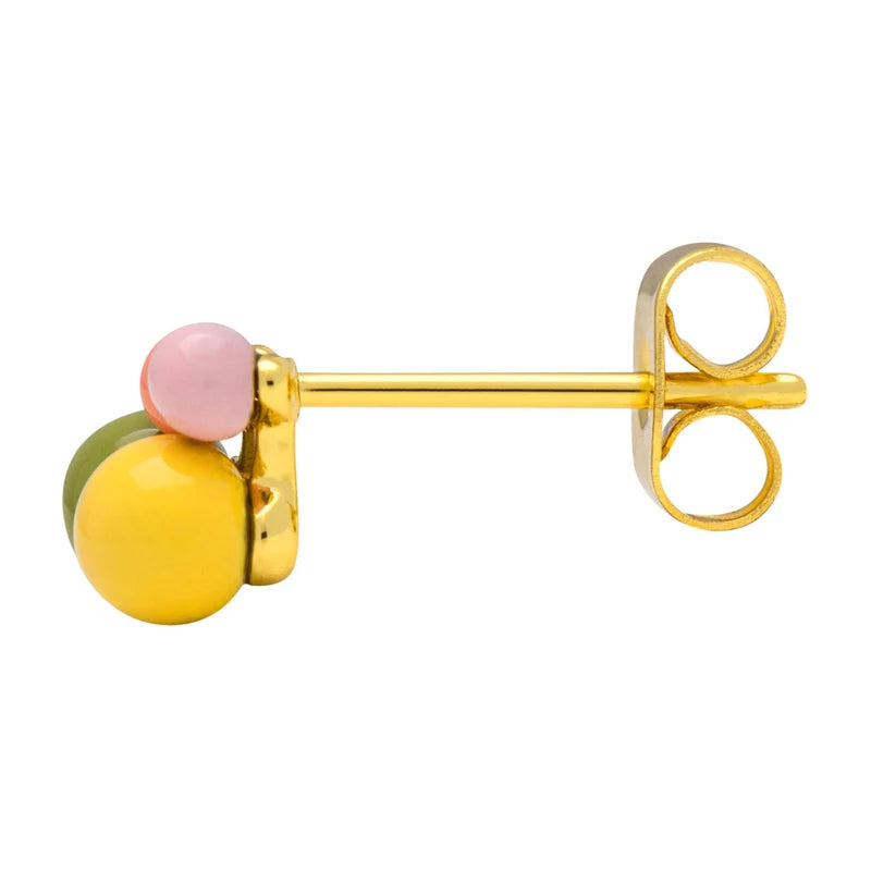 Bouquet - green yellow - Gold Plated - 1 piece | LULU Copenhagen - de inKijk