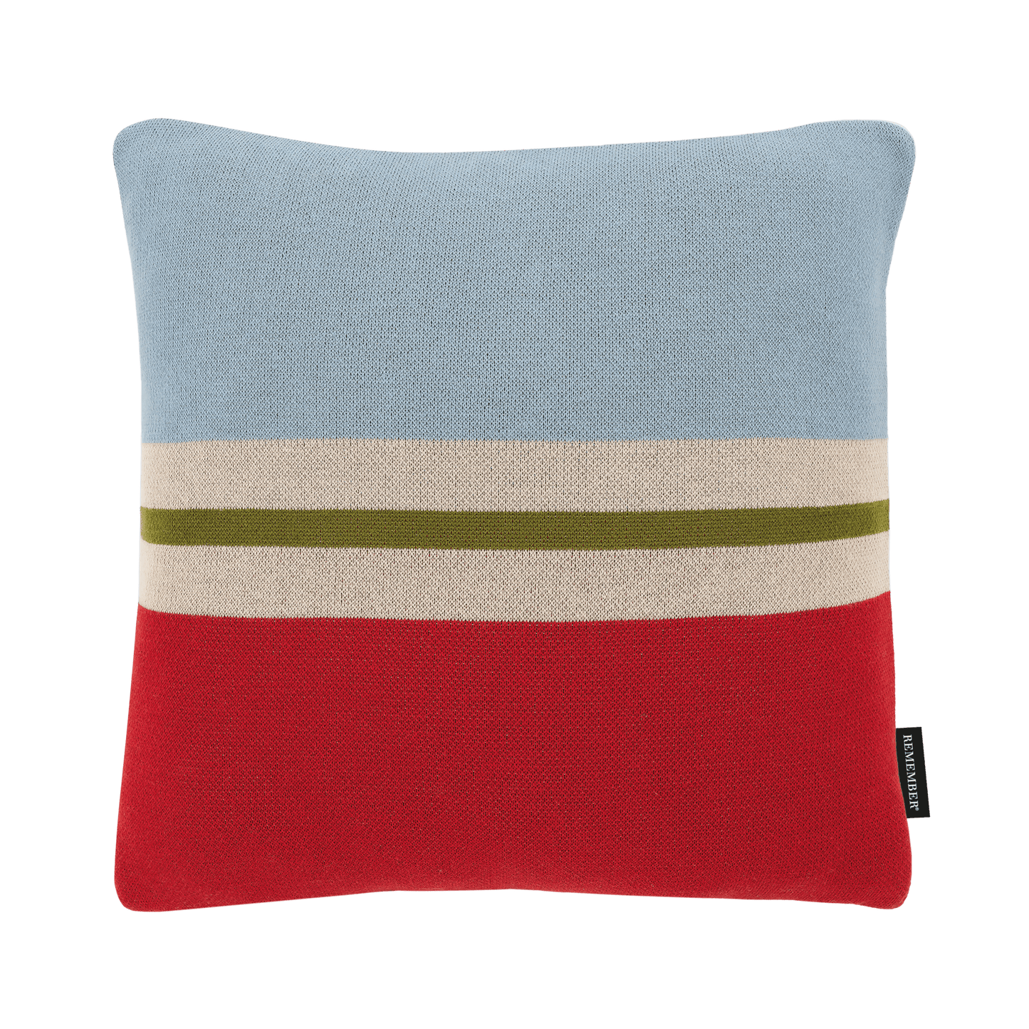 Knitted Cotton Cushion - Chili | Remember - de inKijk