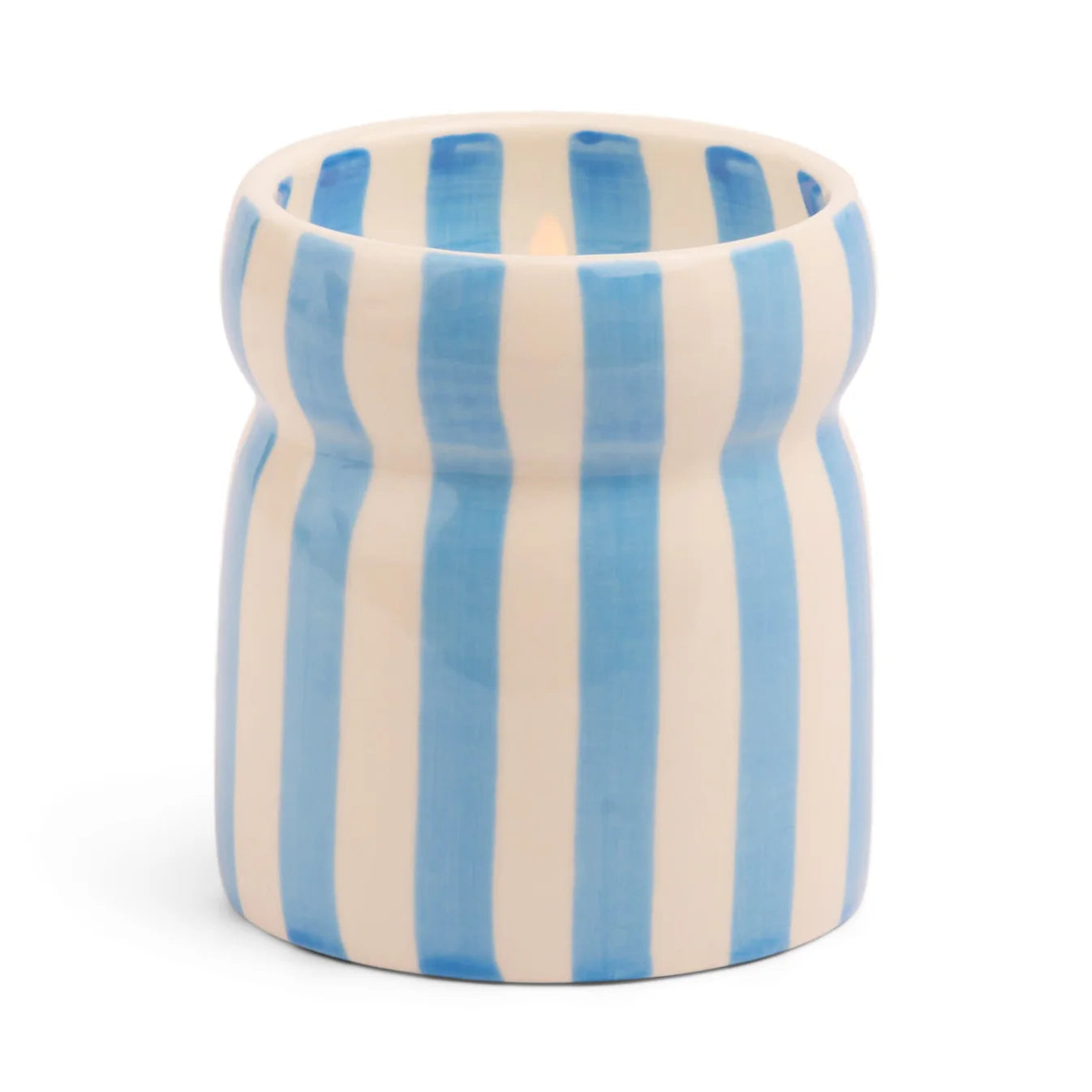 Cabana geurkaars - Lost At Sea - Blue Striped | Paddywax - de inKijk
