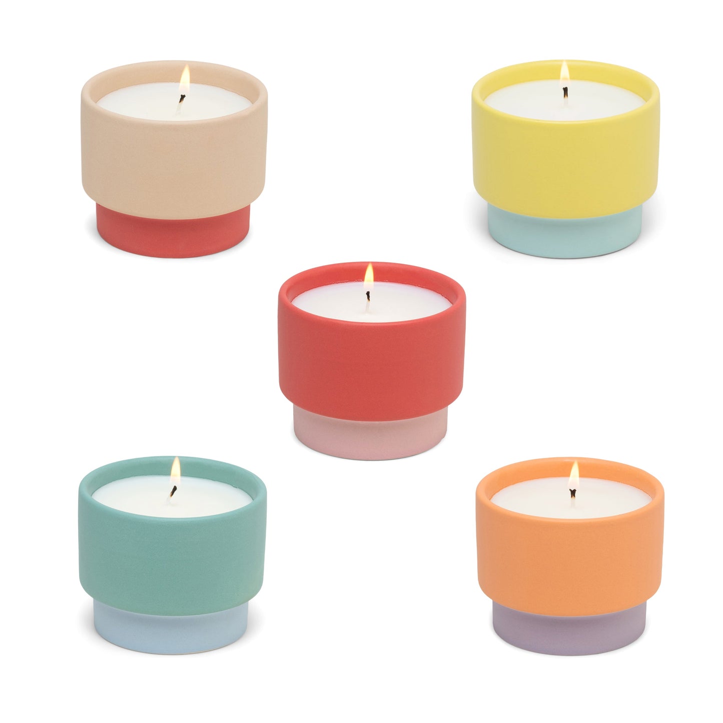 Colourblock geurkaars - Saltwater Suede | Paddywax