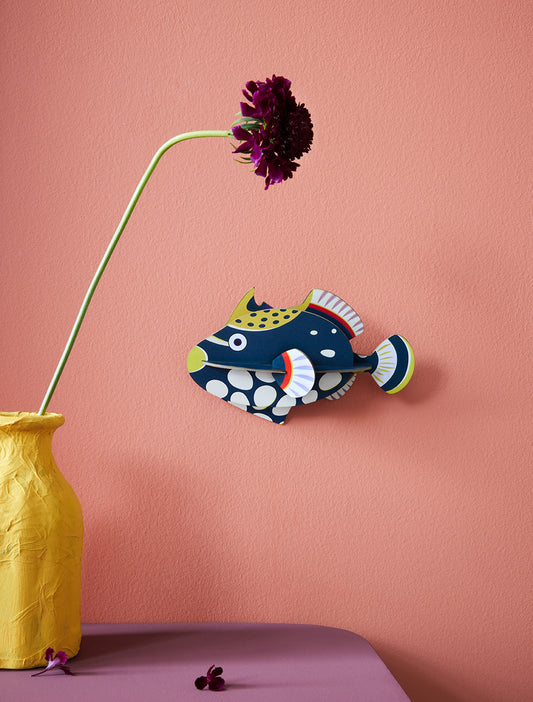 Clown Triggerfish - muurdecoratie | Studio Roof - de inKijk