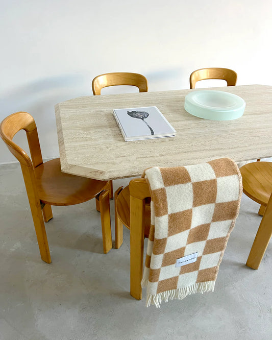 Checkerboard Plaid - Terra White | Maison Deux