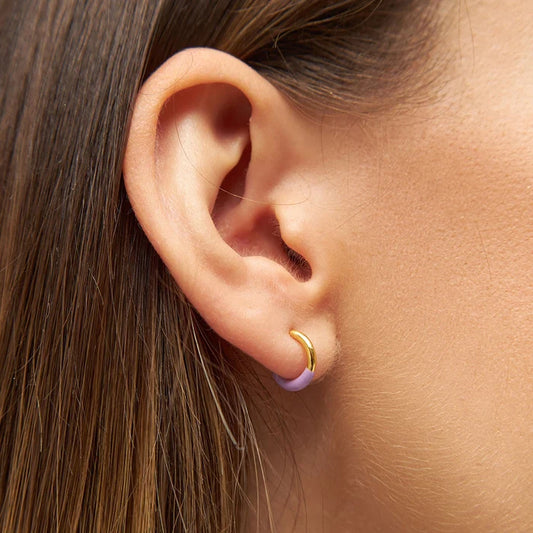 Color Hoop Half Dip - Purple - 1 stuk | LULU Copenhagen - de inKijk