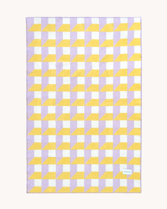 Cubics Plaid - Lilac Sun | Maison Deux