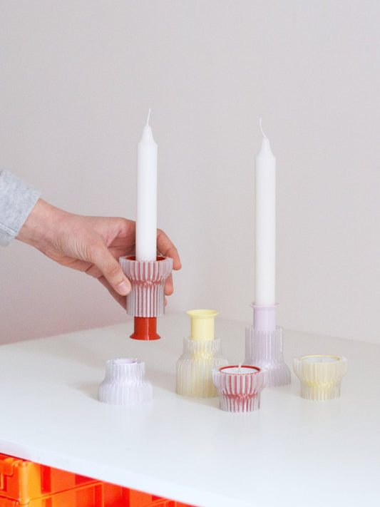 Dubbele kaarsenhouder - 2.21 | Warren & Laetitia - de inKijk