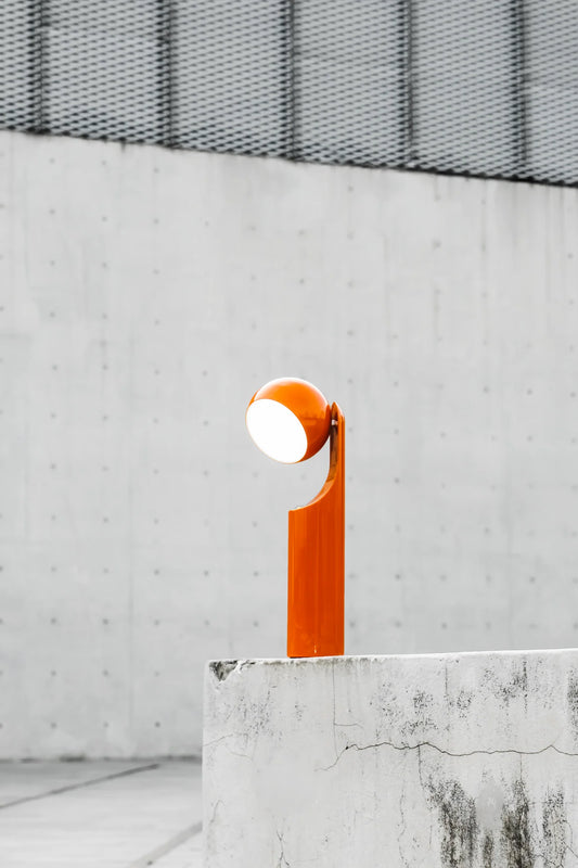 Mono Portable Reading Lamp - Tangerine | Fine Lumens