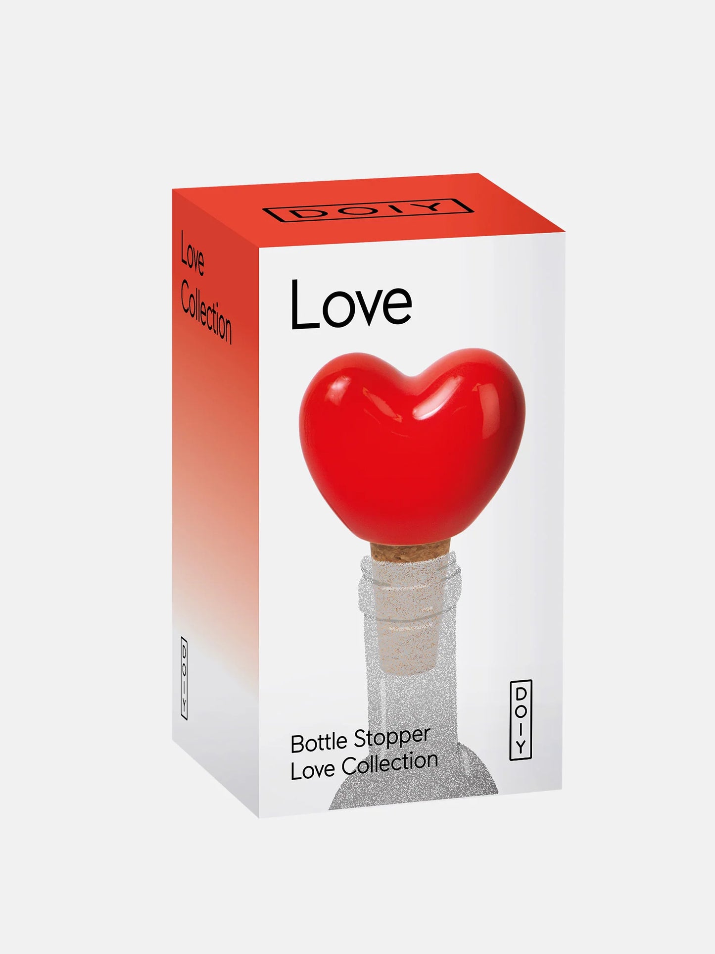 Bottle Stopper - LOVE - red | Doiydesign
