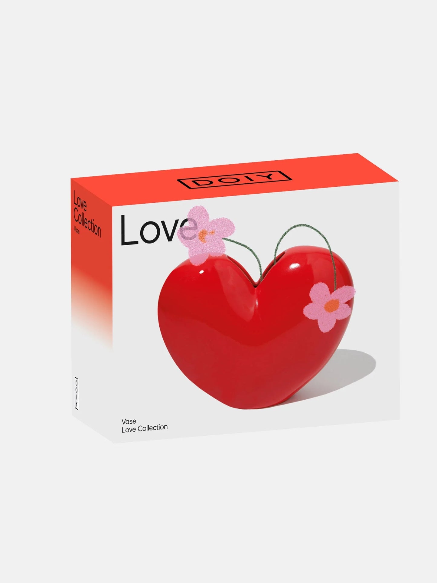 Vase - LOVE - red | Doiydesign