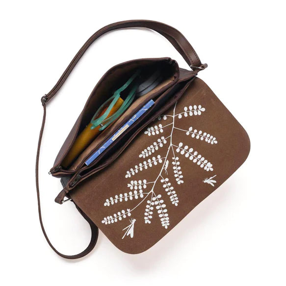 Double up bag - Dark brown used look | Keecie - de inKijk
