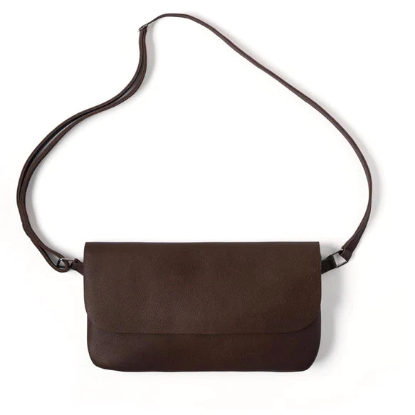 Double up bag - Dark brown used look | Keecie - de inKijk