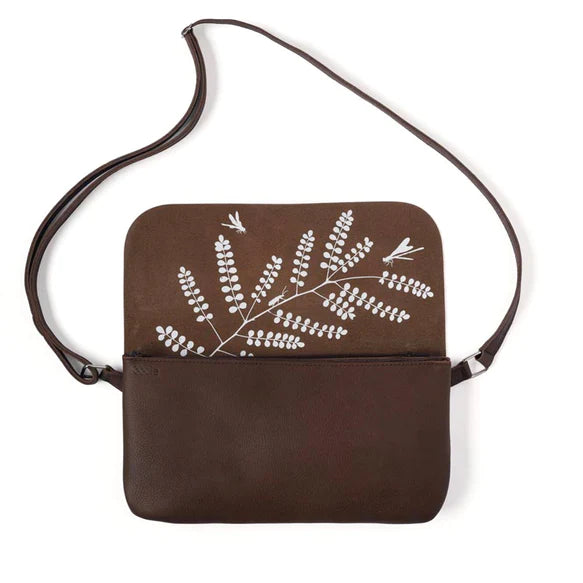 Double up bag - Dark brown used look | Keecie - de inKijk
