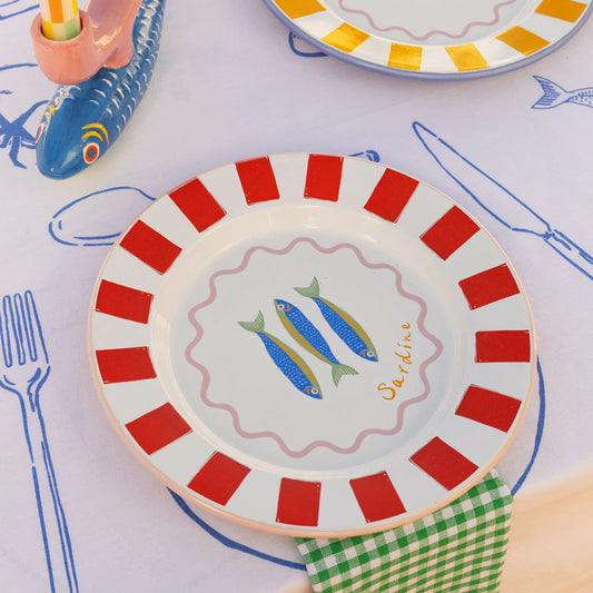 Fish enamel plate | Talking Tables