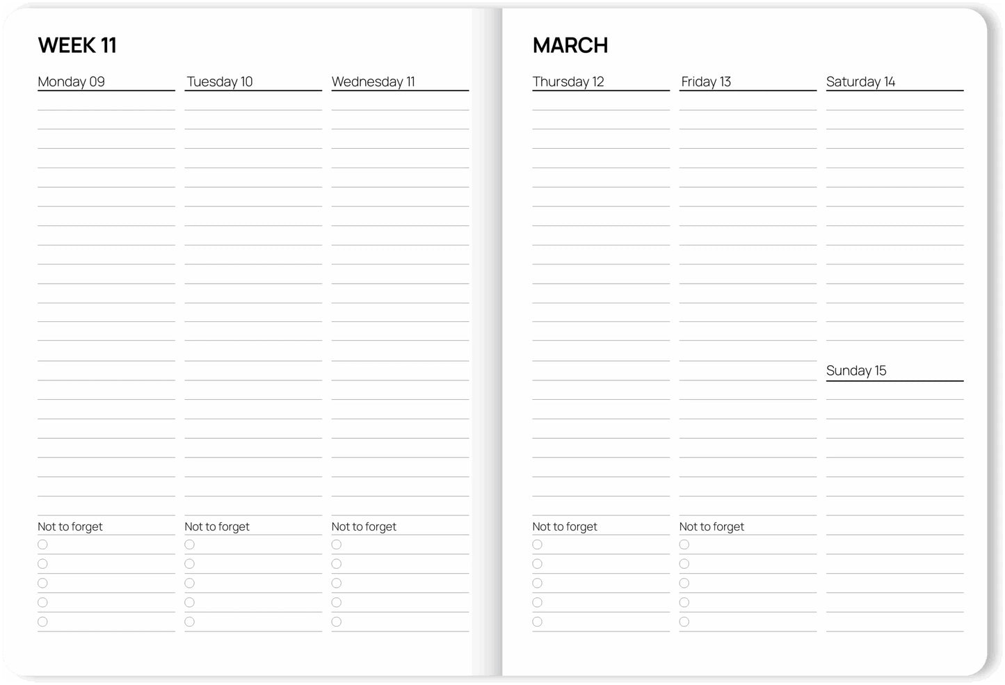 Fabrique Diary 2026 - Flowers | A-Journal
