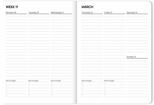 Fabrique Diary 2026 - Flowers | A-Journal