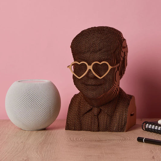 3D Cardboard Sculpture Puzzle - Elton John | Cartonic - de inKijk