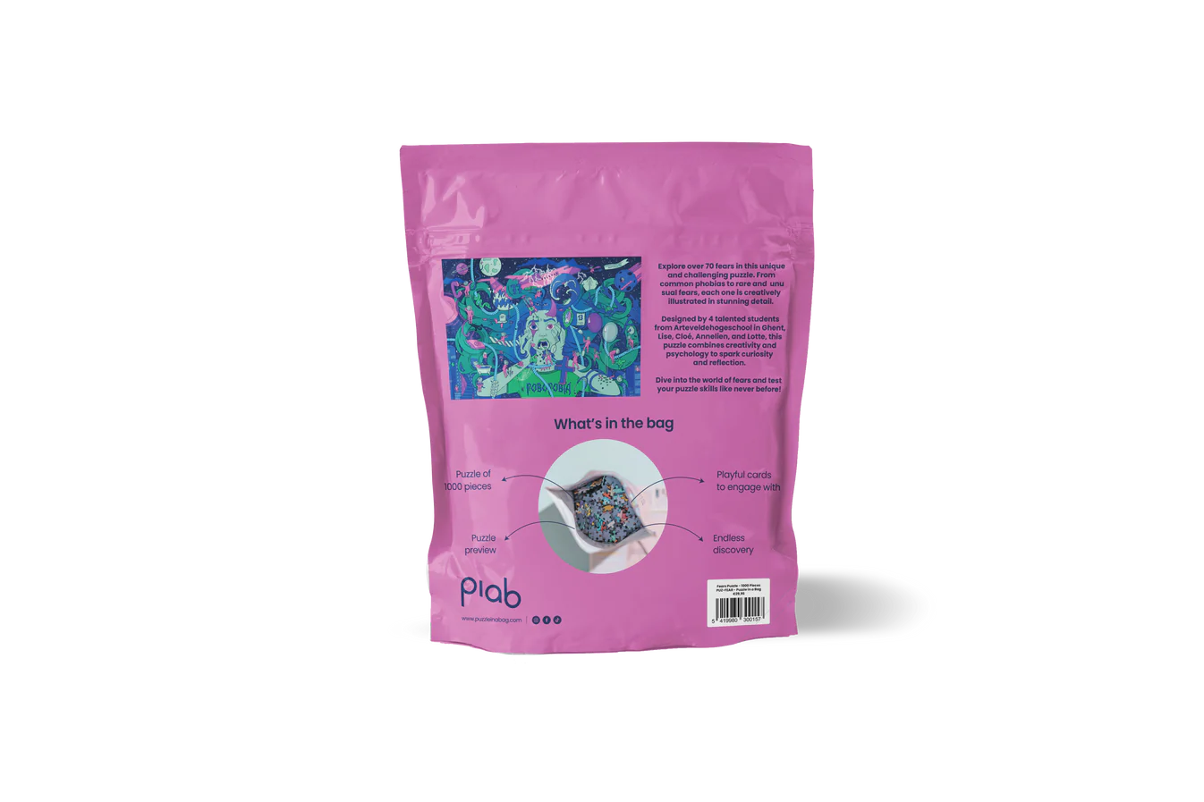 Phobophobia puzzel | Puzzle in a bag - de inKijk