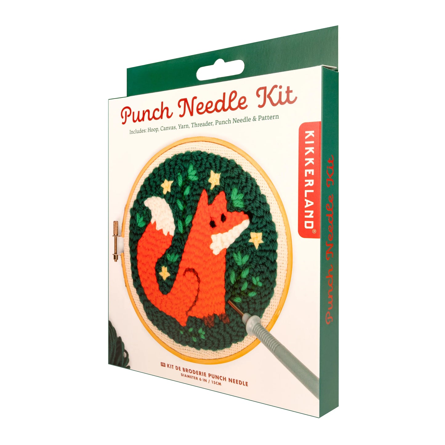 Punch naalden kit - vos | kikkerland