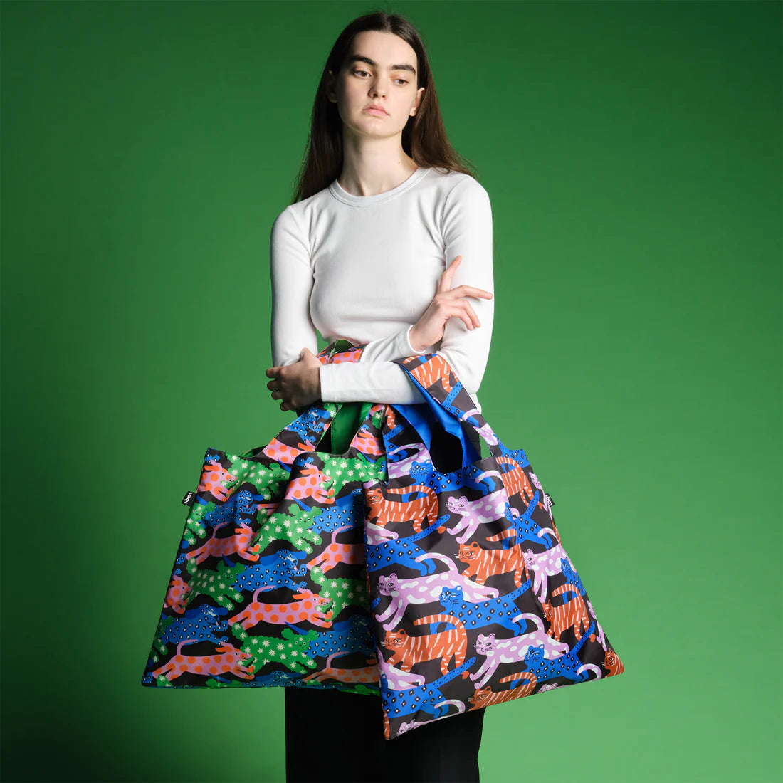 Glitter Power Cats bag | LOQI - de inKijk