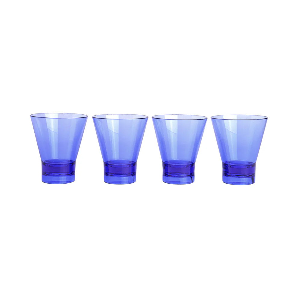 The Gilda Tumbler Riviera - cobalt - set van 4 | Here's How - de inKijk