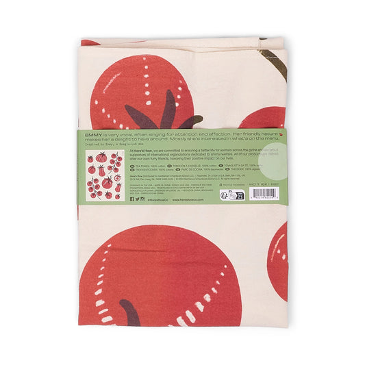 The Emmy Tea Towel - tomatoes | Here's How