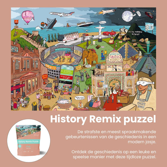 HISTORY REMIX puzzel | Puzzle in a bag
