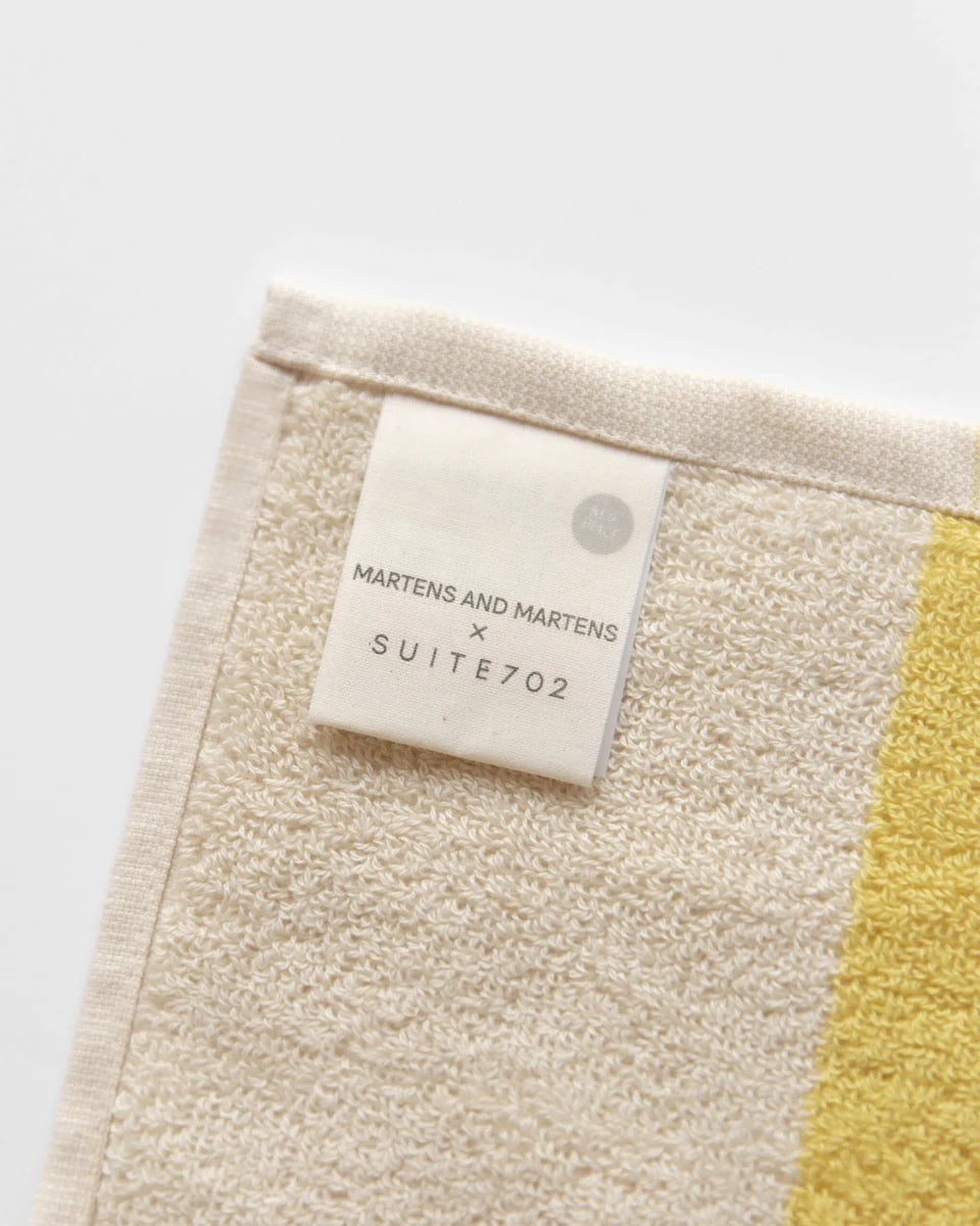 Strandlaken- sky blue/yellow | SUITE702 - de inKijk