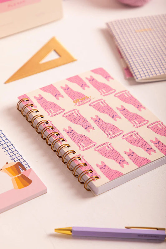 Happy Cats - Notebook Spiral | All the ways to say - de inKijk
