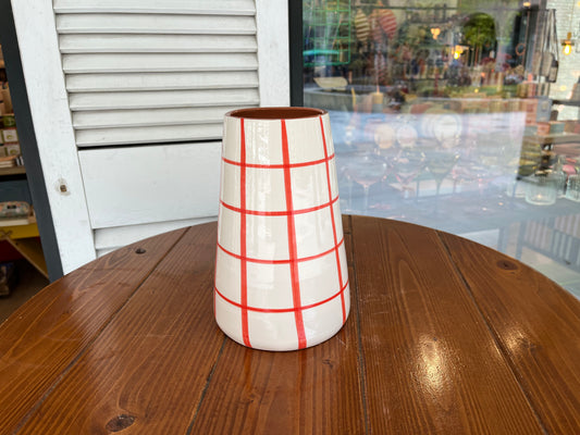 Vase Vulcao XL - quadrados | A Loja Da Ceramica