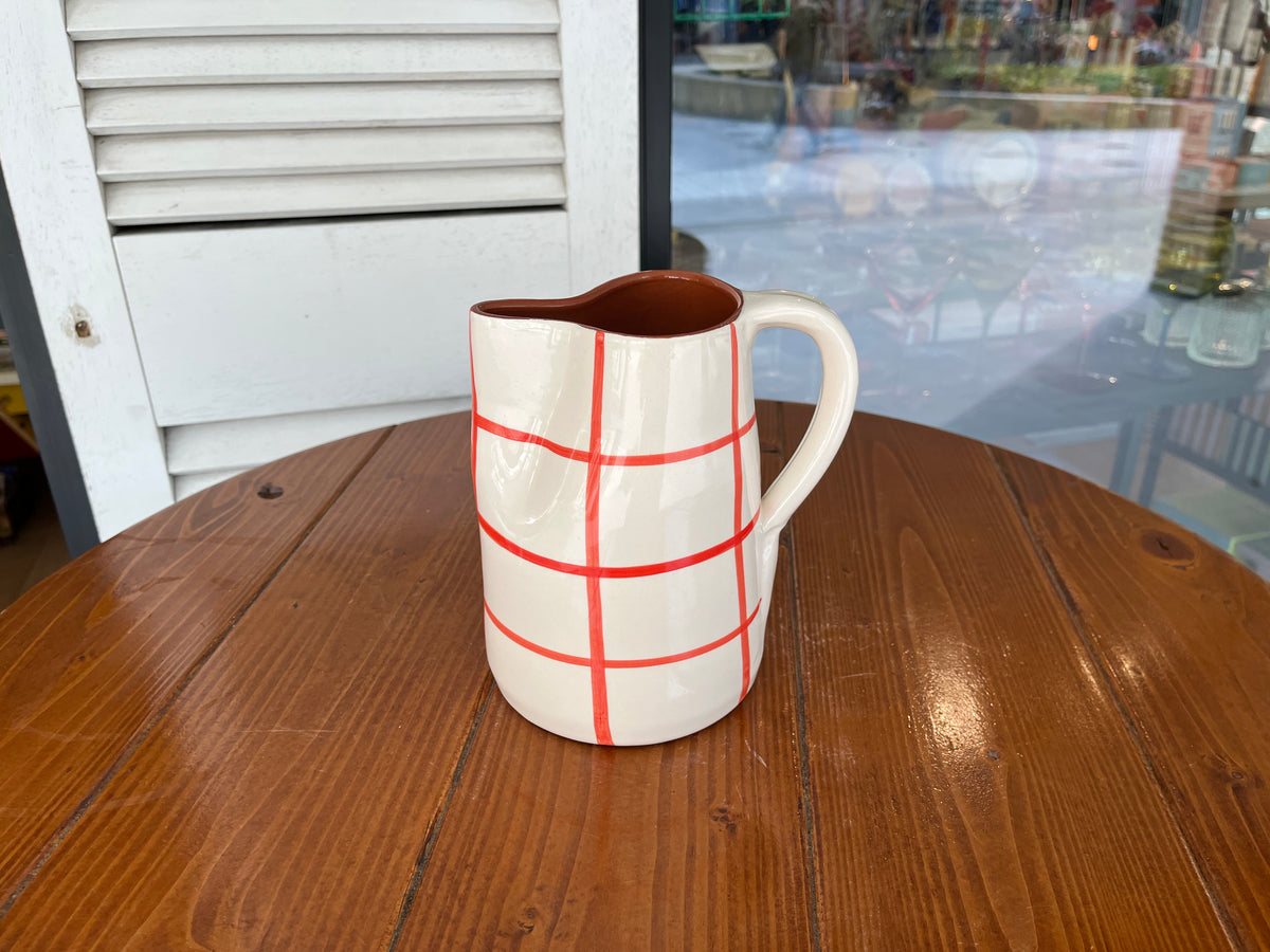 Jug 1L - quadrados | A Loja Da Ceramica