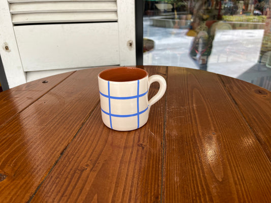 Straight Mug - quadrados | A Loja Da Ceramica