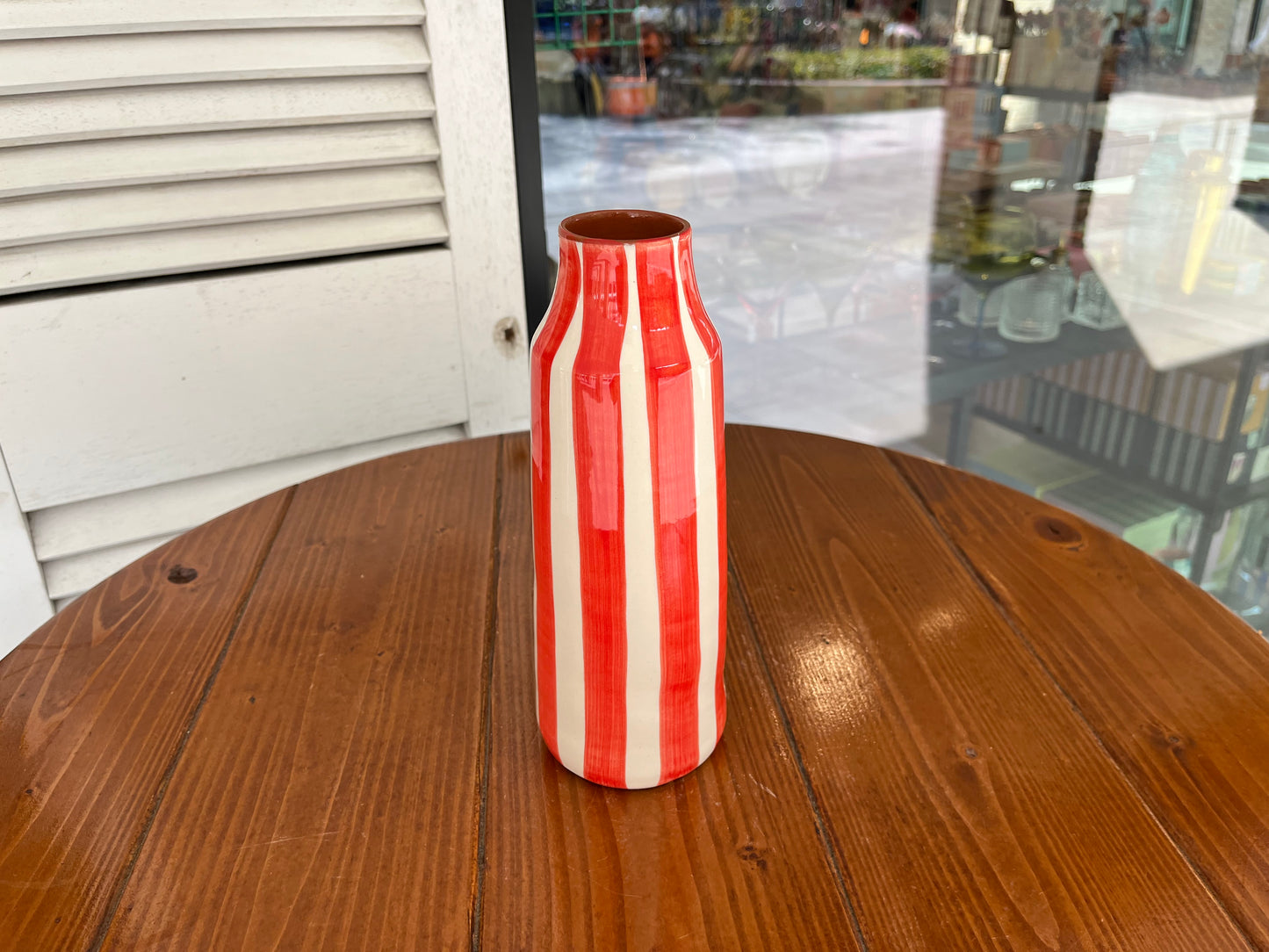 Big Bottle - Thick Vertical Lines | A Loja Da Ceramica