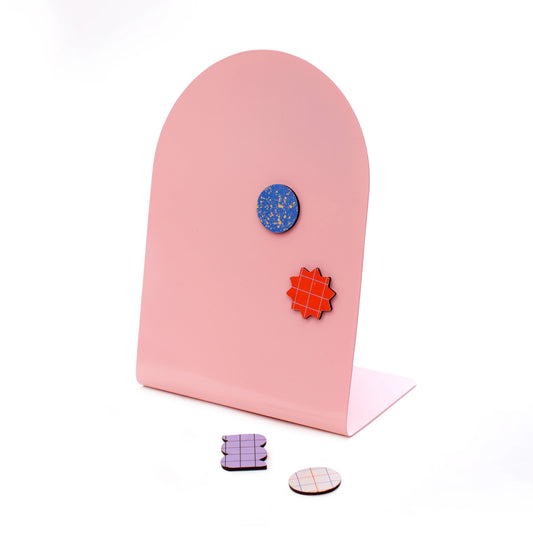 Magnetic memo board - pink | Kikkerland