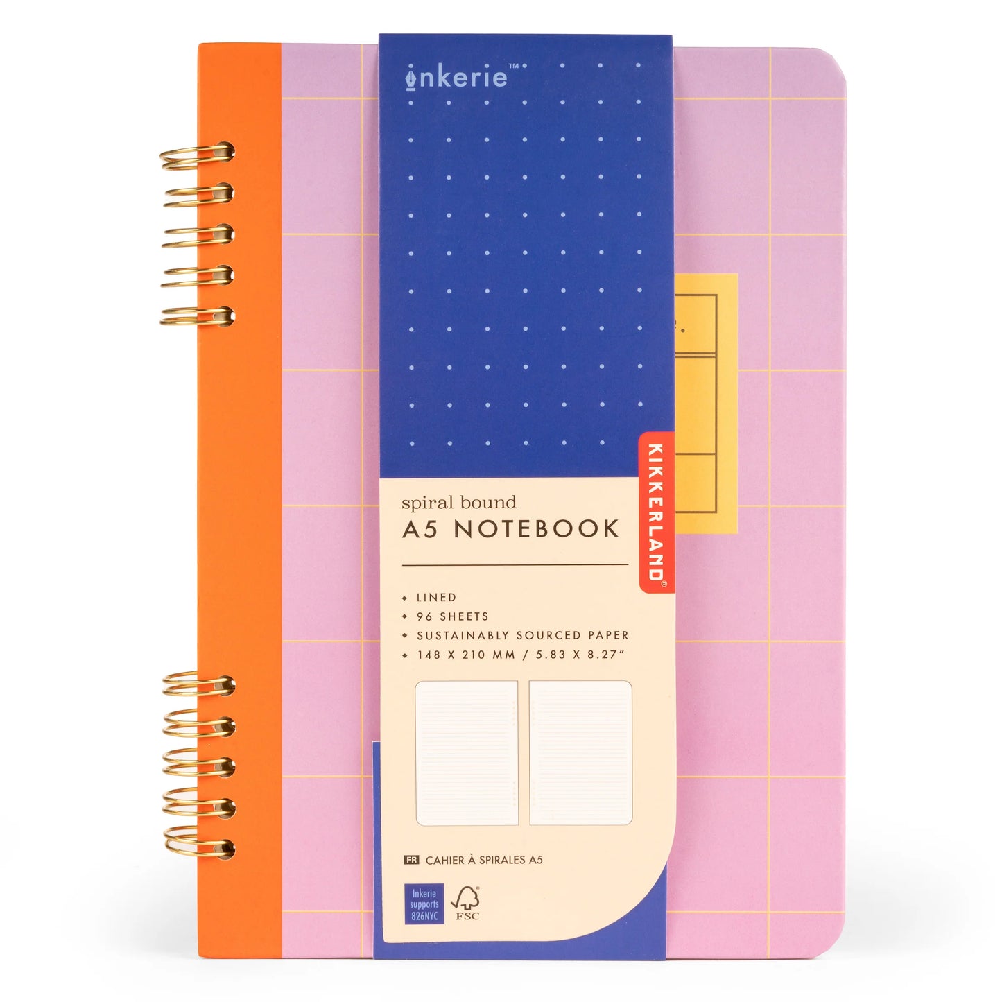 Spiral bound - A5 notebook | Kikkerland