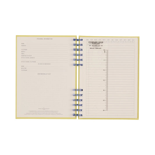 Standard issue notebook Nr.12 - Cobalt & Citron | Designworks Ink