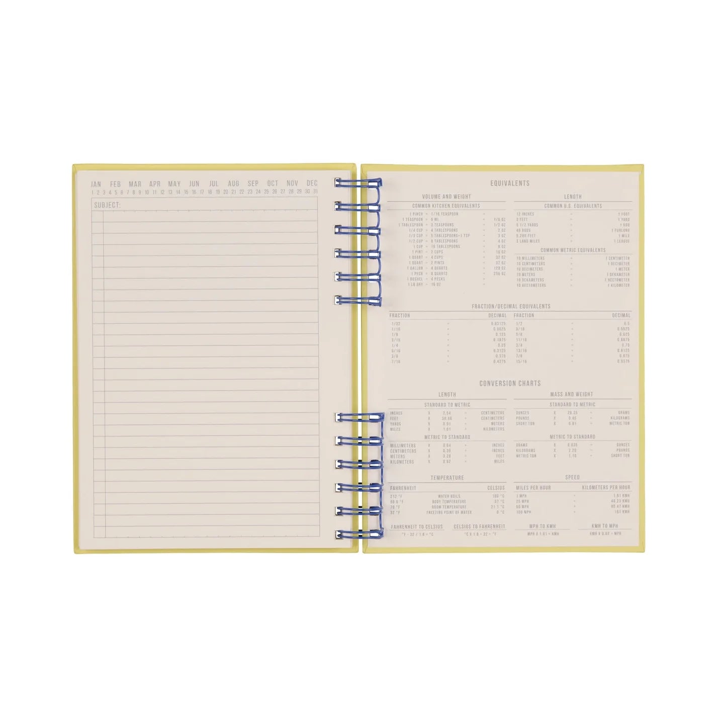 Standard issue notebook Nr.12 - Cobalt & Citron | Designworks Ink