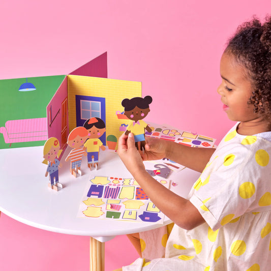 Maken, plakken en spelen - bij mij thuis | kikkerland - de inKijk