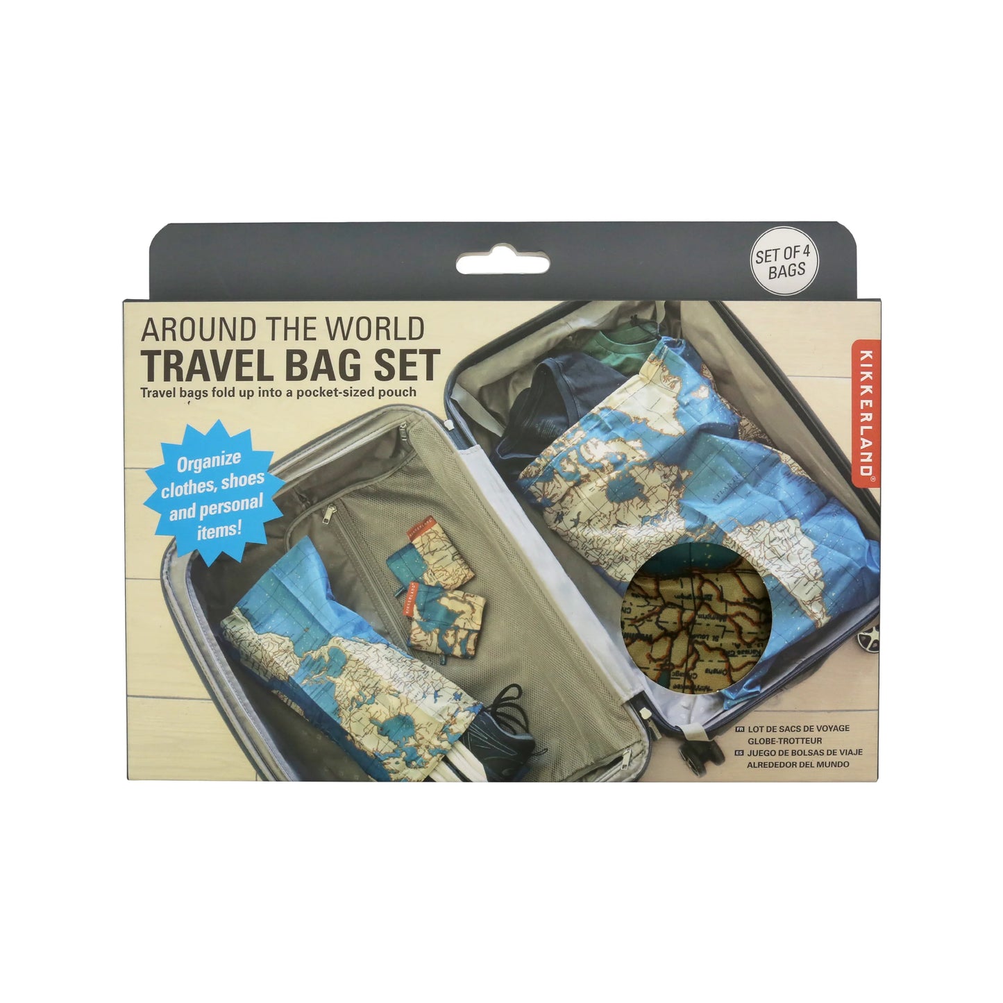 Around the world travel bag set | Kikkerland
