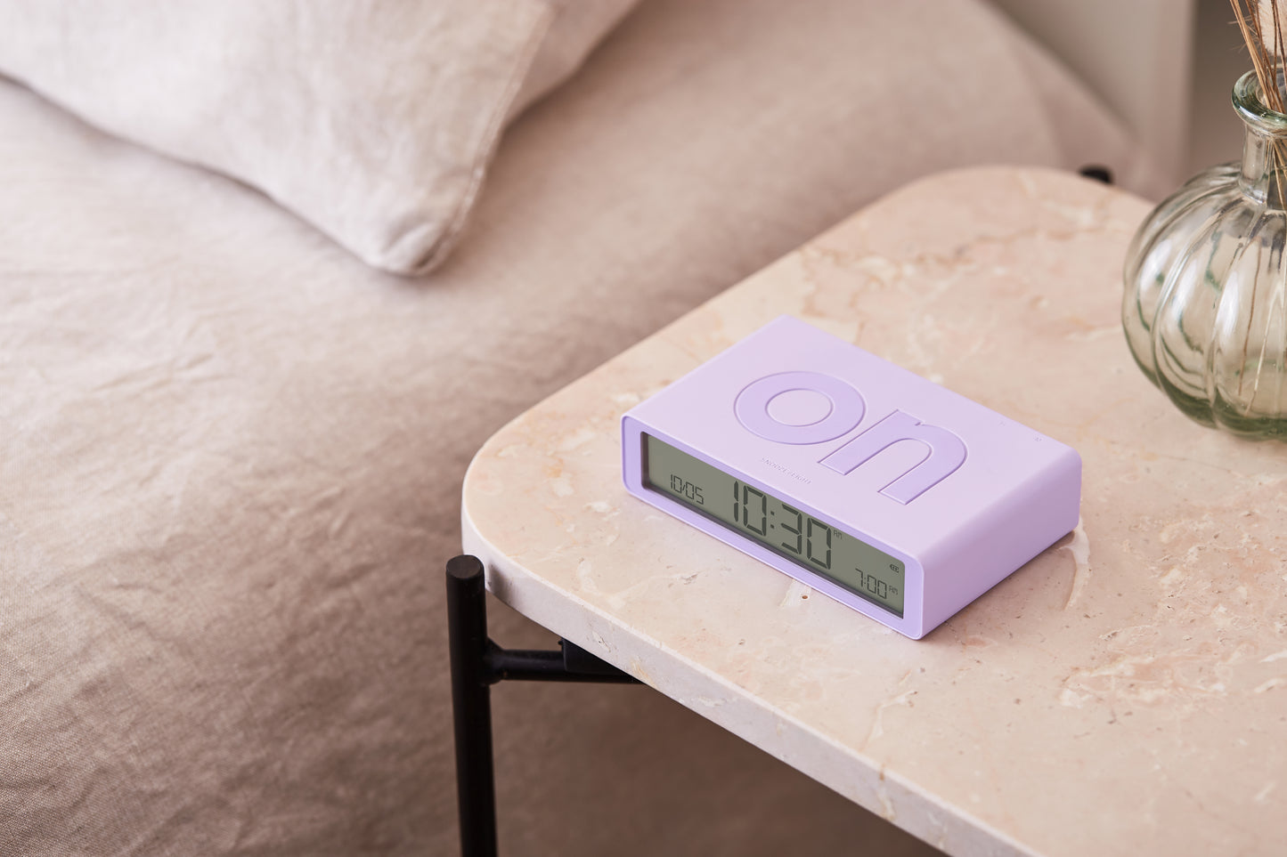 Digitale wekker Flip Classic - Light Purple | Lexon