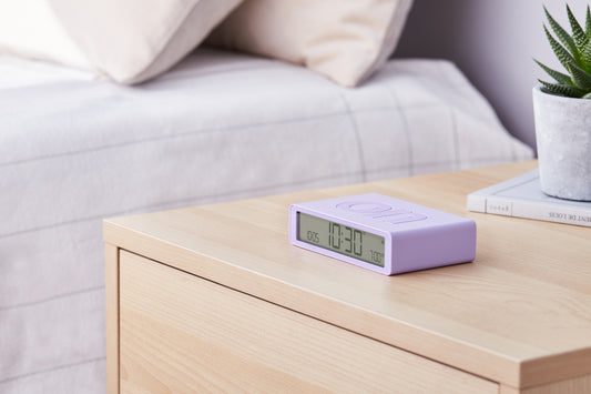 Digitale wekker Flip Classic - Light Purple | Lexon
