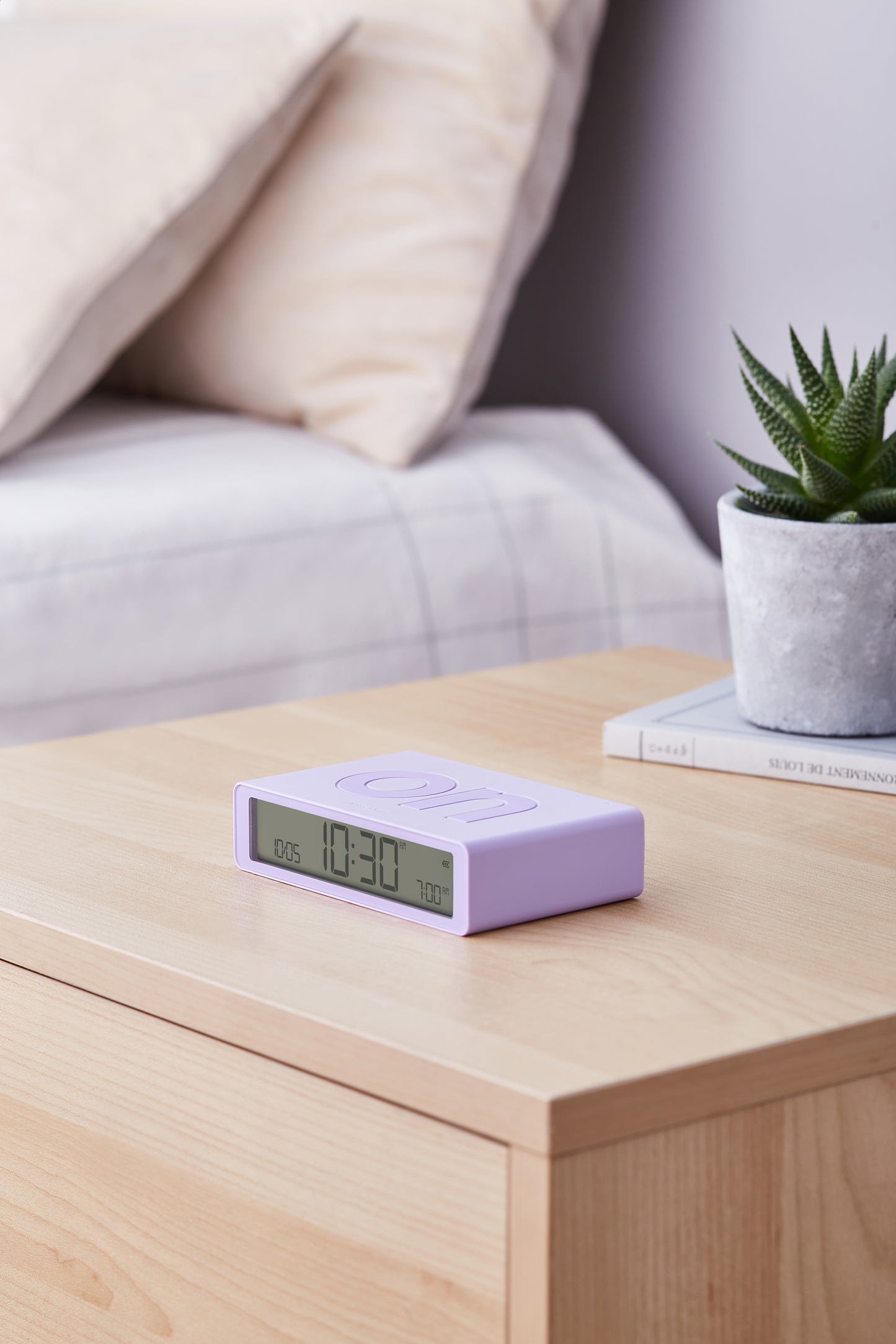 Digitale wekker Flip Classic - Light Purple | Lexon