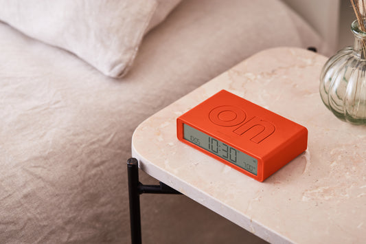 Digitale wekker Flip Classic -Orange | Lexon