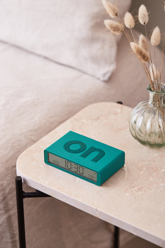Digitale wekker Flip Classic - Green | Lexon - de inKijk