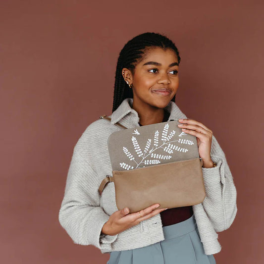 Double up bag - Moss used look | Keecie - de inKijk